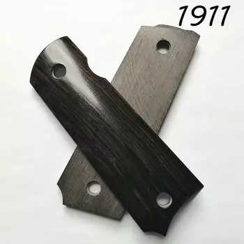 Ручки для пистолета 1911 TYSEEK из африканского черного дерева