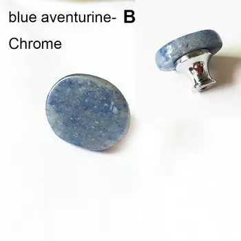 Ручки для ящиков Tenchtwo из цинкового сплава с камнем Агат