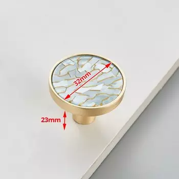 Ручки для шкафа NAIERDI из цинкового сплава с черными и синими камнями