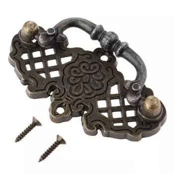 Ручки для шкафов античная бронза 67x38мм