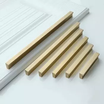 Ручки для шкафов AOBITE золотые алюминиевые 500 мм