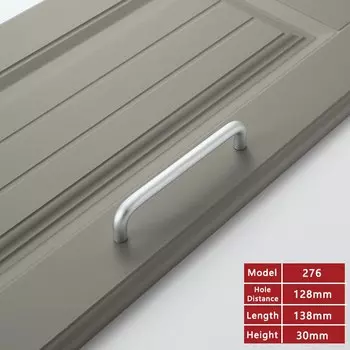 Ручки для шкафов AOBT серебристые 64-320 мм