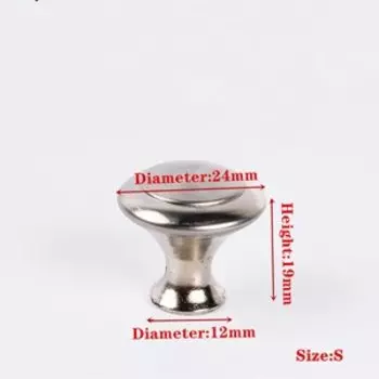 Ручки для шкафов черно-золотые из нержавеющей стали