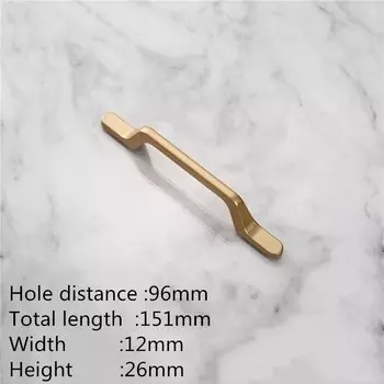 Ручки для шкафов черные алюминиевые