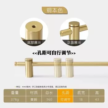 Ручки для шкафов Diana's-Hardware золотые латунные 1 метр