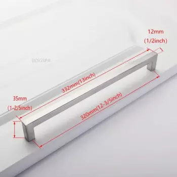 Ручки для шкафов DZSGSP черные металлические