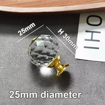 Ручки для шкафов IHOMCASA хрустальные