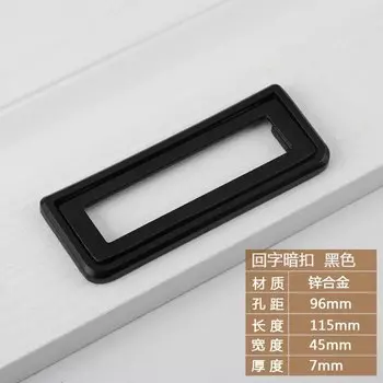 Ручки для шкафов imango черные матовые