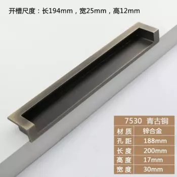 Ручки для шкафов imango скрытые C7530 цинковый сплав