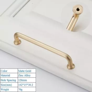 Ручки для шкафов из цинкового сплава, черные, розовые, золотые