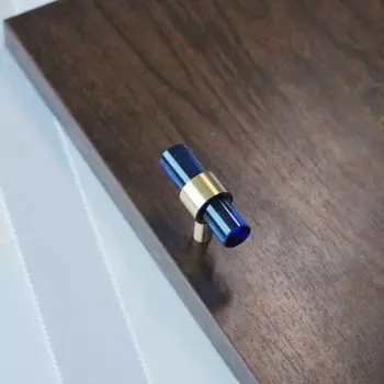 Ручки для шкафов из латуни и хрусталла