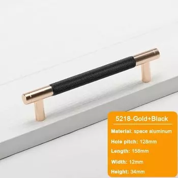 Ручки для шкафов JUIDINTO золотые алюминиевые