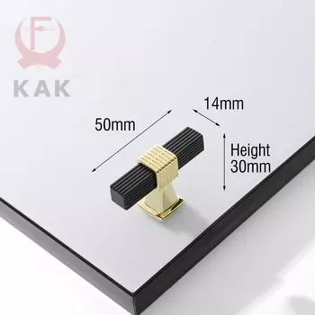 Ручки для шкафов KAK черные золотые 1000 мм