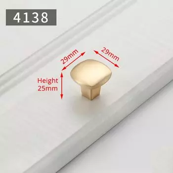 Ручки для шкафов KAK цинковый сплав матовое золото