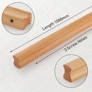 Ручки для шкафов KAK деревянные 1200 мм