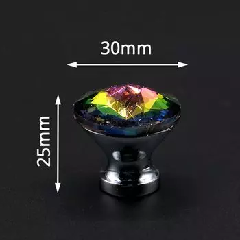 Ручки для шкафов KAK хрустальные 30 мм