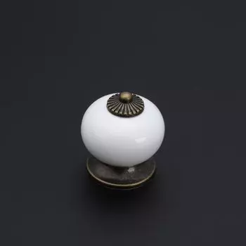 Ручки для шкафов KAK керамические черные