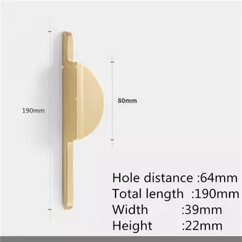 Ручки для шкафов KK&FING, жемчужно-серые, цинковый сплав