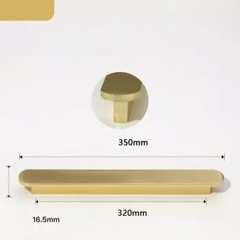 Ручки для шкафов KK&FING золотые алюминиевые