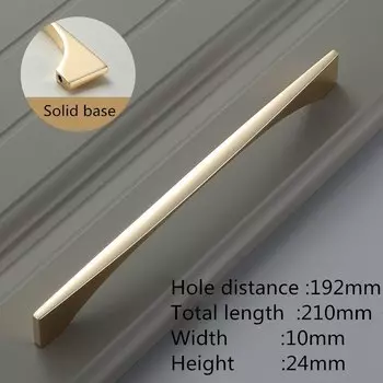 Ручки для шкафов KK&FING золотые цинковые