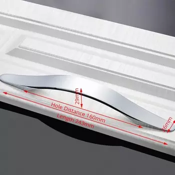 Ручки для шкафов NAIERDI алюминиевые