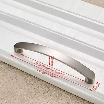 Ручки для шкафов NAIERDI алюминиевые круглые