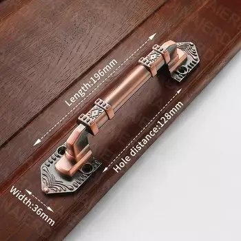 Ручки для шкафов NAIERDI бронзовые из алюминия