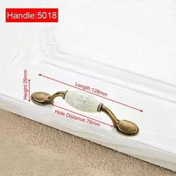 Ручки для шкафов NAIERDI бронзовые керамические