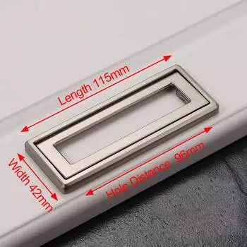 Ручки для шкафов NAIERDI черные цинковые