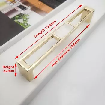 Ручки для шкафов NAIERDI черные зеленые цинковые