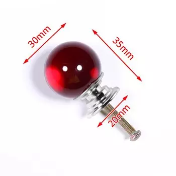 Ручки для шкафов NAIERDI хрустальные 30 мм