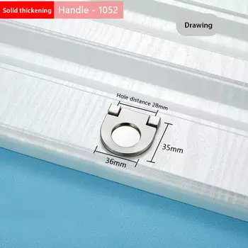 Ручки для шкафов NAIERDI из цинкового сплава 32/64 мм