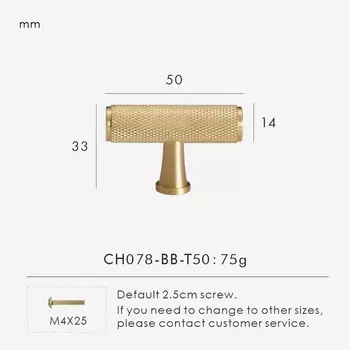 Ручки для шкафов Nurlin из латуни