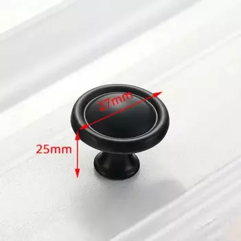 Ручки для шкафов Odavis черные алюминиевый сплав