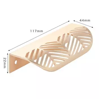 Ручки для шкафов Odavis, золотые, металлические