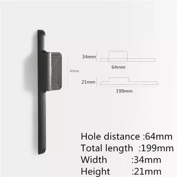 Ручки для шкафов Pannlart, медные матовые, цинковый сплав