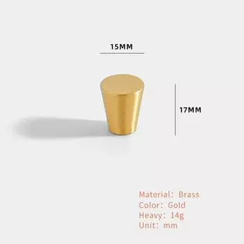 Ручки для шкафов SANTAYA латунные золотые