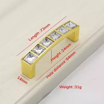 Ручки для шкафов серебряные цинковые
