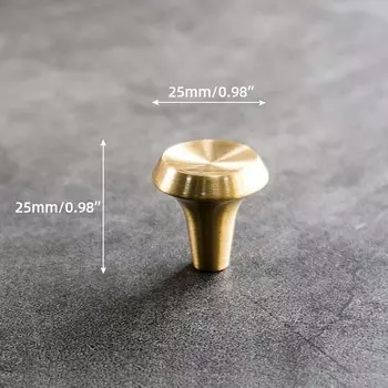 Ручки для шкафов Smernit латунные золотые