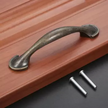 Ручки для шкафов SVVTOON античная бронза/черная 76 мм