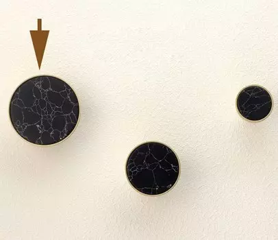 Ручки для шкафов Tenchtwo латунь 32 мм