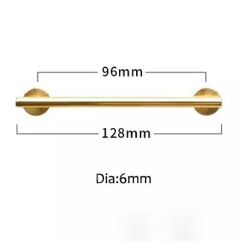 Ручки для шкафов TINYHOB 20", золото, латунь