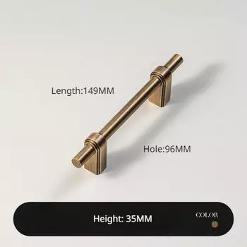 Ручки для шкафов TINYHOB античная бронза латунь
