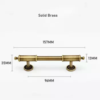 Ручки для шкафов TinyHob, античная бронза, латунь