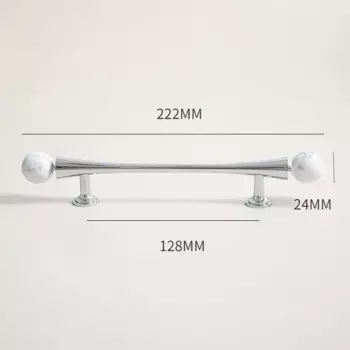 Ручки для шкафов TinyHob латунные с кристаллом