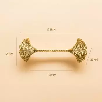 Ручки для шкафов TINYHOB латунные золотые