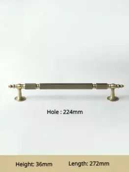 Ручки для шкафов TINYHOB Винтажная бронза из латуни