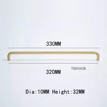 Ручки для шкафов TINYHOB золотые из латуни