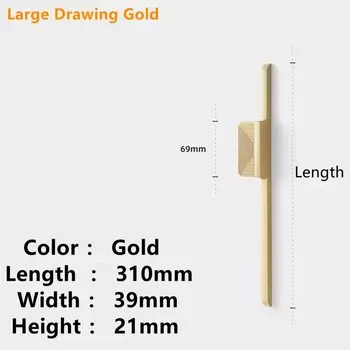 Ручки для шкафов XMSJ золотисто-серого цвета