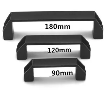 Ручки для шкафов ZJMZYM черные пластиковые